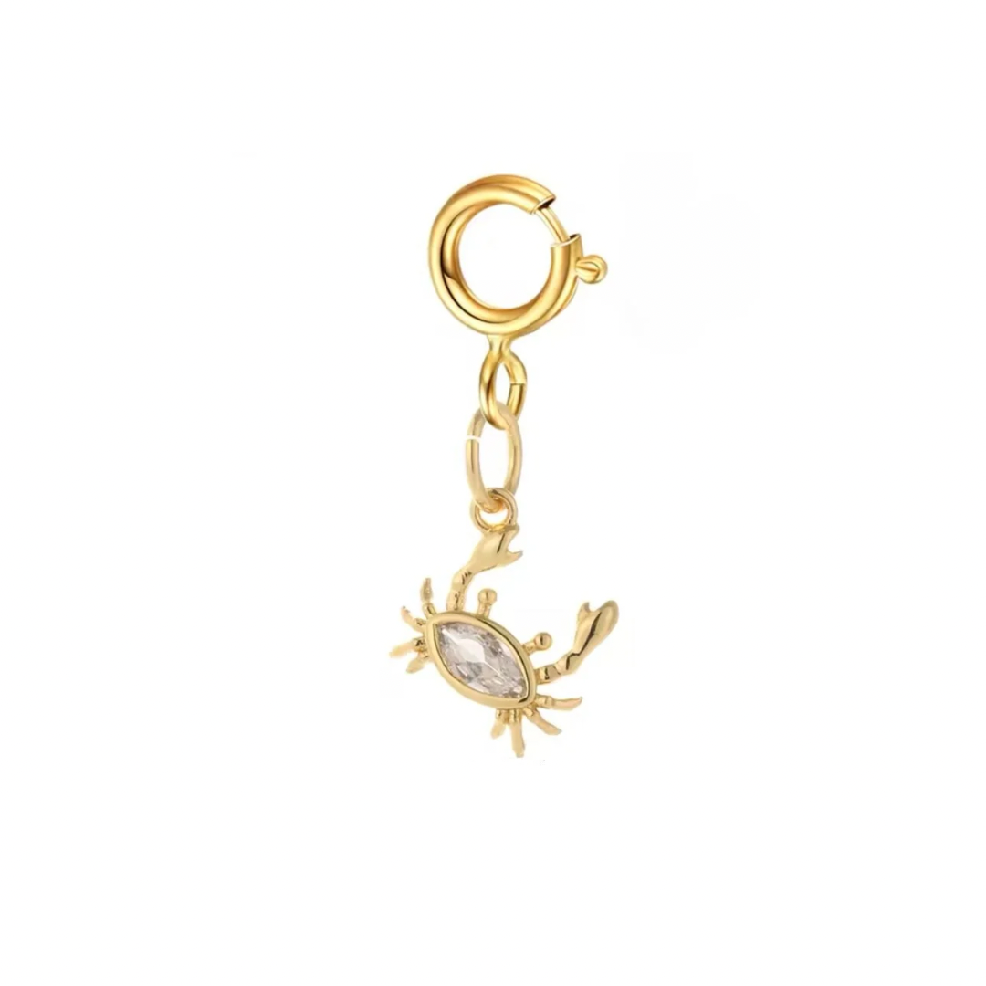 Mini Crab Swimsuit Charm