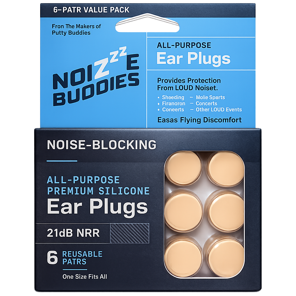 NOIZE BUDDIES - Noise Reducing Earplugs