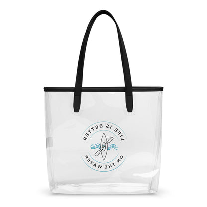 Life Is Better on the Water Kayak Clear Tote