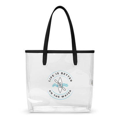 Life Is Better on the Water Kayak Clear Tote