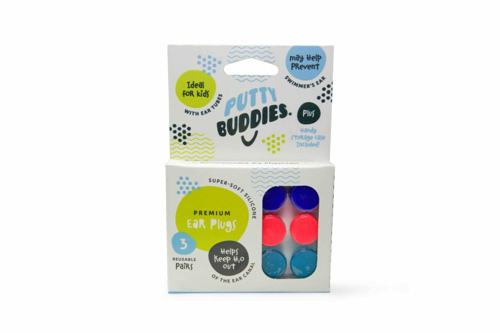 Putty Buddies Original Earplugs 3-Pair Pack - 1 Set
